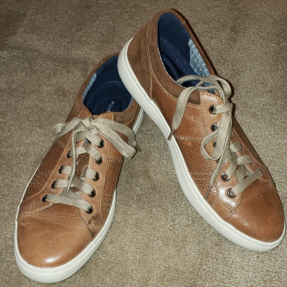 Rockport Mens real leather sneakers